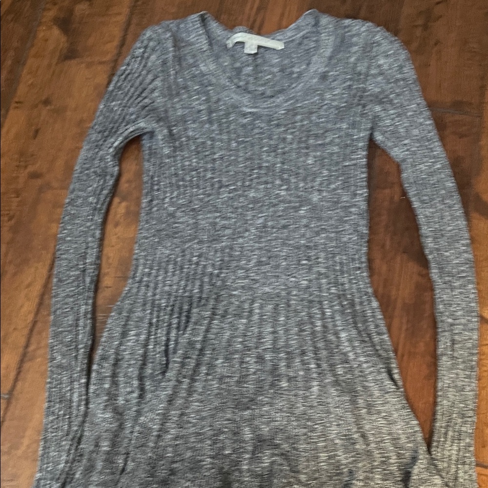 Max Studio Charcoal Knit Pullover